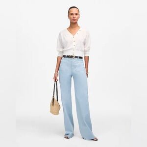 Madewell Women’s The Emmett Wide-Leg Pant: Patch Pocket Edition Size 23 NWT